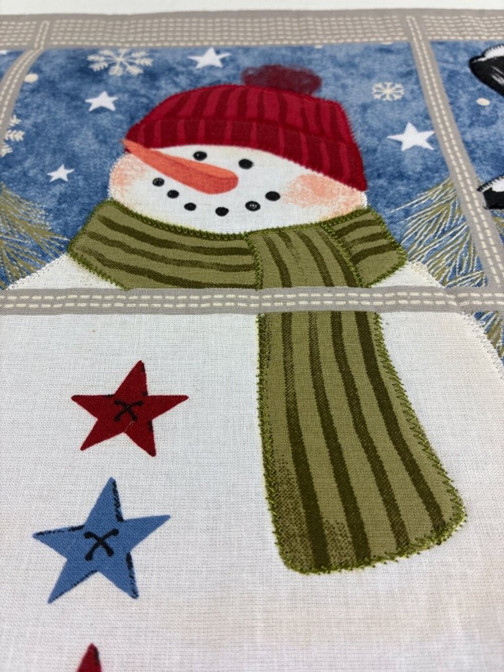 St Nicholas Square Snowman Christmas Placemats Set of 6 NWT - Picture 7 of 14